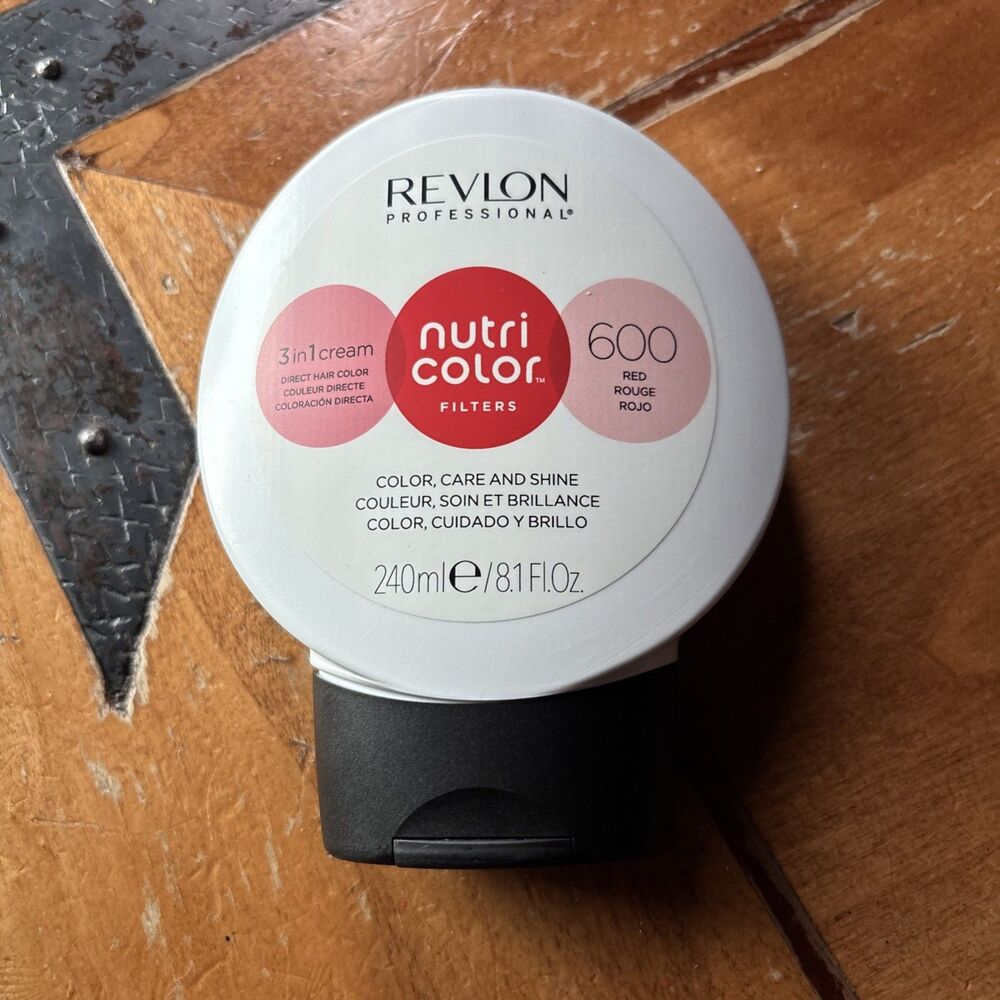 Revlon Professional Nutri Color Filter 240ml Red #600 3 In 1 Cream